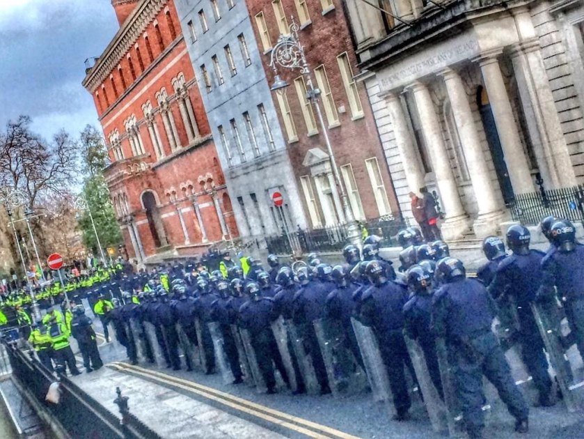Garda public order unit 10 December 14